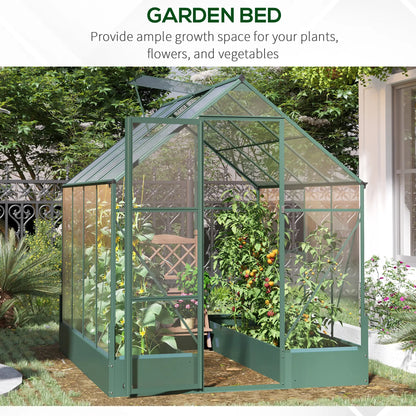 8.2' x 6.2' Greenhouse, Aluminum Frame, Temperature Controlled Window Walk In Greenhouses at Gallery Canada