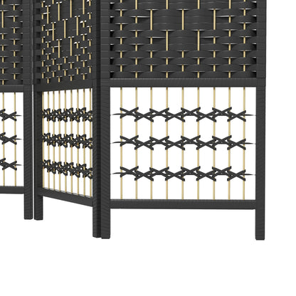 3 Panel Folding Room Divider, Portable Privacy Screen, Black Room Dividers at Gallery Canada