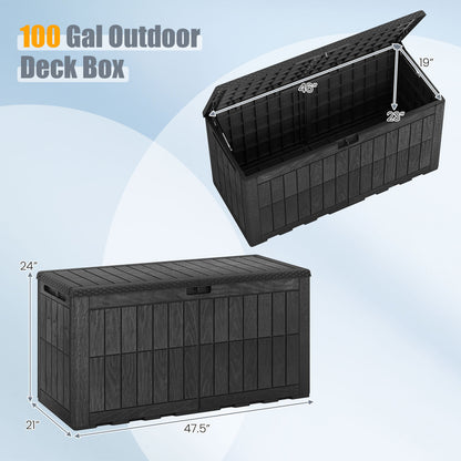 Waterproof Lockable Outdoor Deck Box Sheds & Outdoor Storage at Gallery Canada