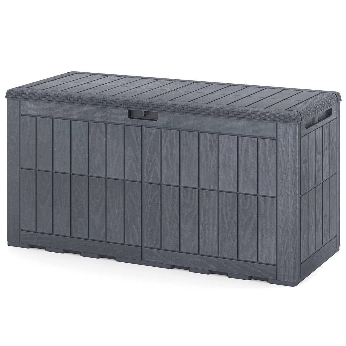 Waterproof Lockable Outdoor Deck Box, Gray Sheds & Outdoor Storage Gray at Gallery Canada