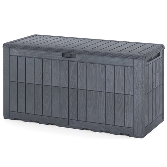 Waterproof Lockable Outdoor Deck Box, Gray Sheds & Outdoor Storage Gray at Gallery Canada