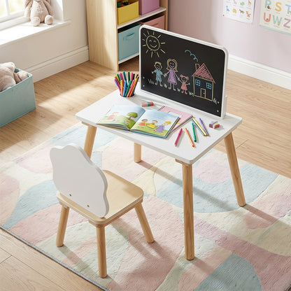 Weaning Table and Chair Set With Chalkboard Kids Table & Chair Sets at Gallery Canada