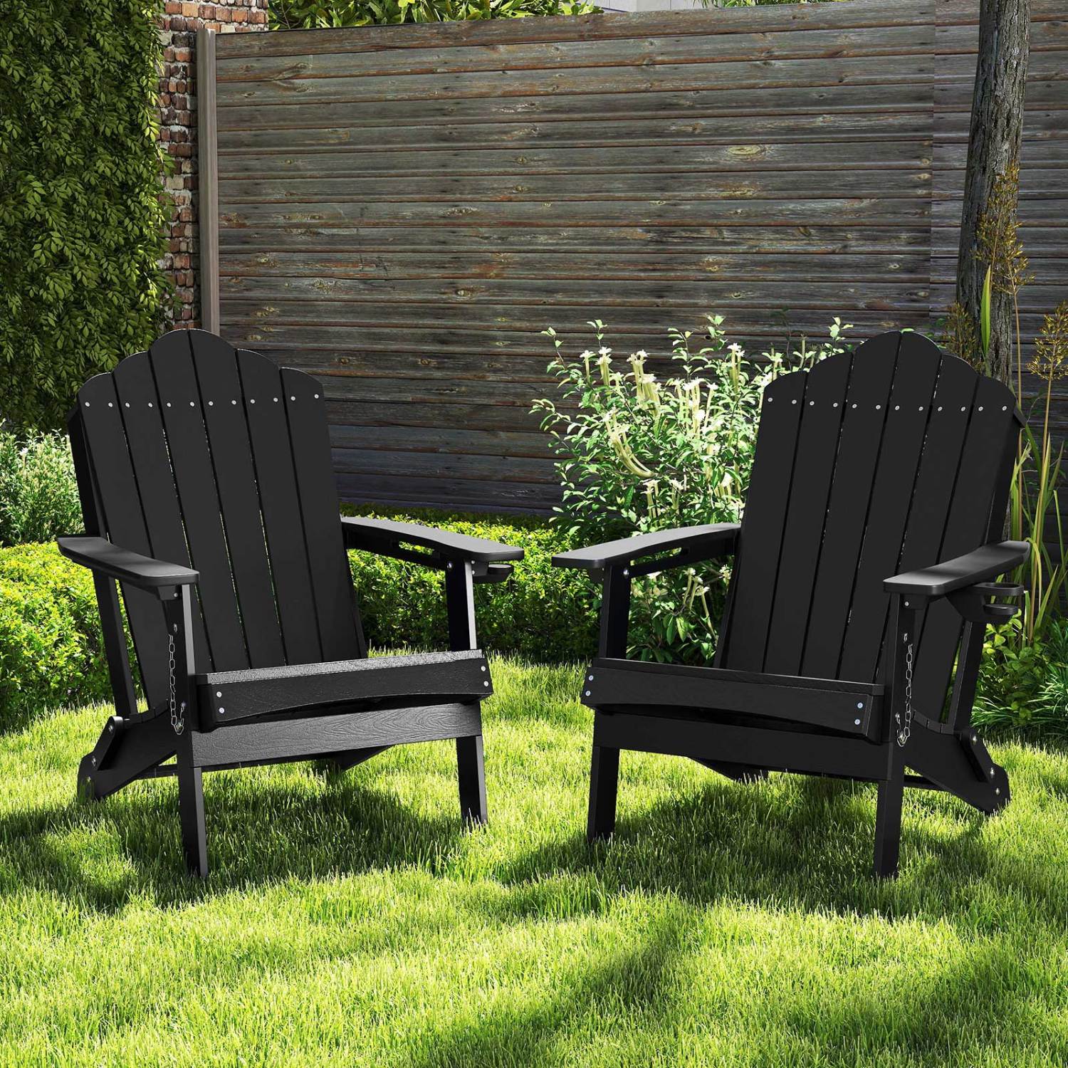 Weather Resistant HDPE Folding Adirondack Chair Adirondack Chairs at Gallery Canada