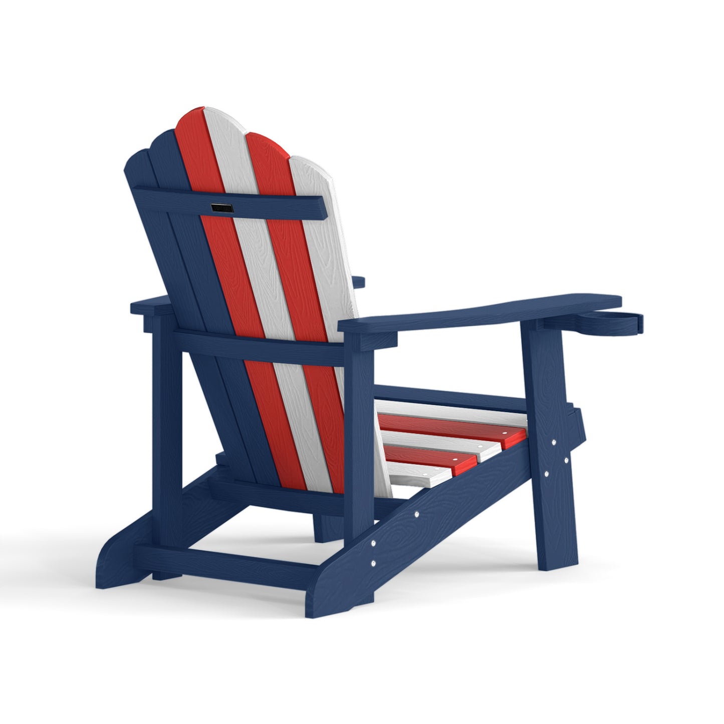 Weather Resistant HIPS Outdoor Adirondack Chair, With Cup Holder, Multicolor Adirondack Chairs at Gallery Canada