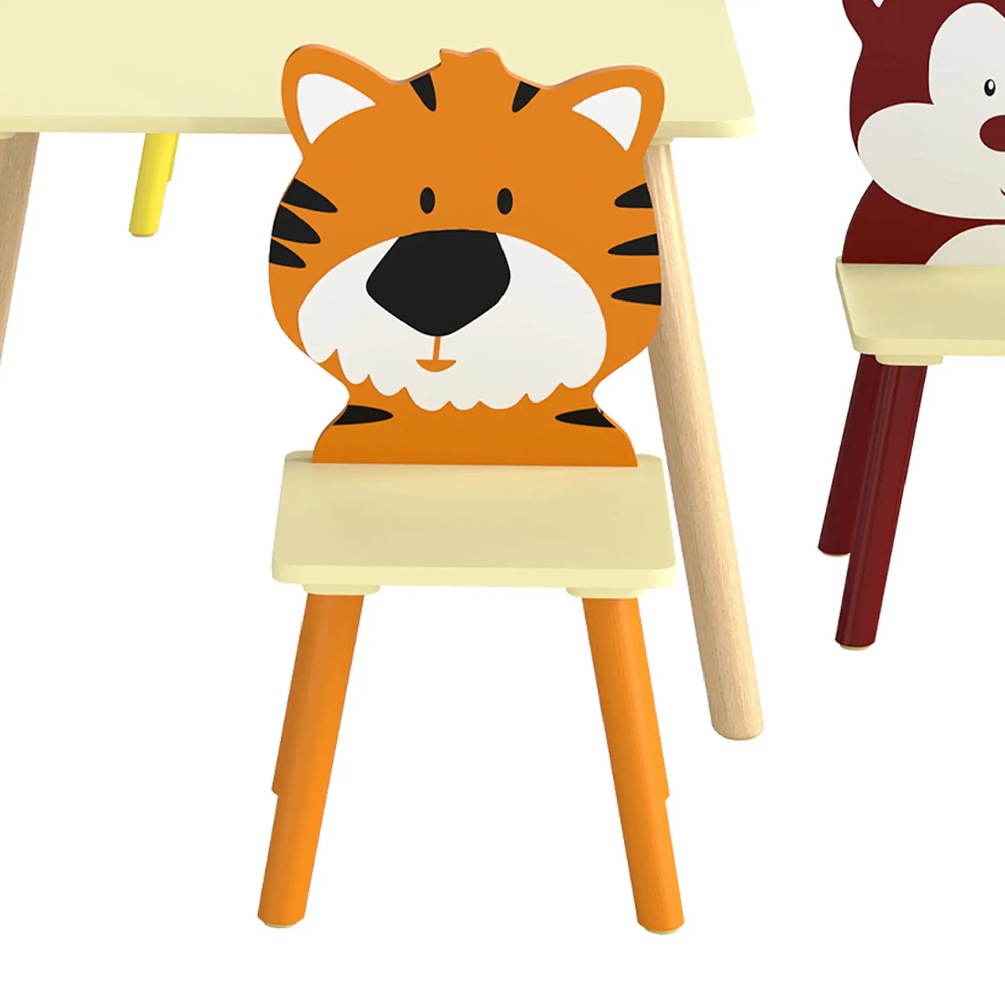Kids Table And 4 Chairs Set For Art Craft Snack Time, Yellow Kids Table Sets at Gallery Canada