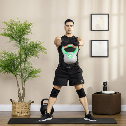 35 Lb Soft Kettlebell, Sand Filled, Green