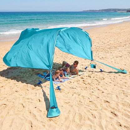 Wind Powered Beach Tent, Portable Sun Shelter Canopy, Blue Tents at Gallery Canada