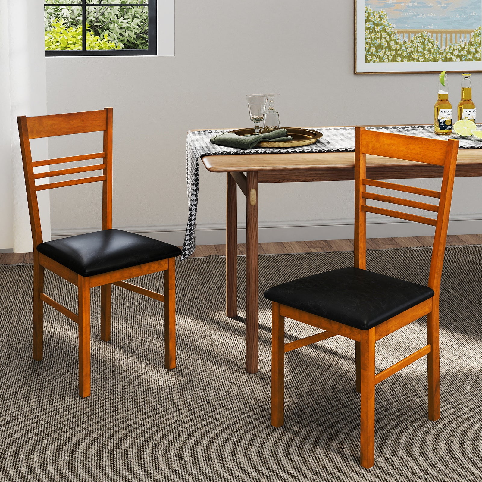 Wood Dining Chairs Set Of 2 Dining Chairs at Gallery Canada