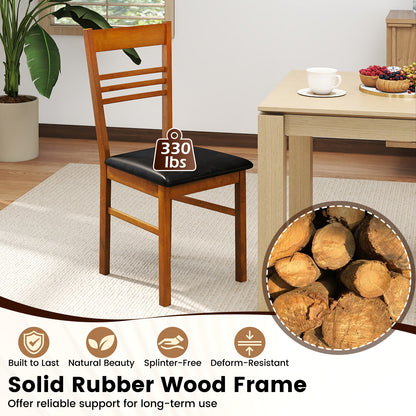Wood Dining Chairs Set Of 4, Walnut Dining Chairs at Gallery Canada