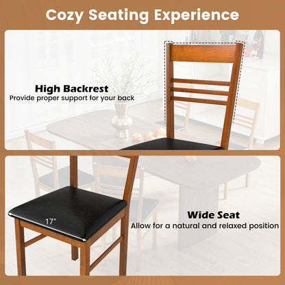 Wood Dining Chairs Set Of 4, Walnut Dining Chairs at Gallery Canada