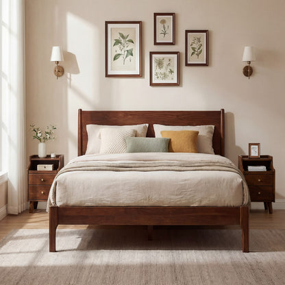 Wood Nightstand With Drawers, Brown Nightstands at Gallery Canada