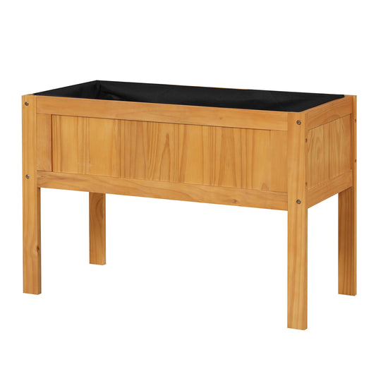 Wood Raised Garden Bed, Elevated Planter Box, Orange Raised Garden Beds Orange at Gallery Canada