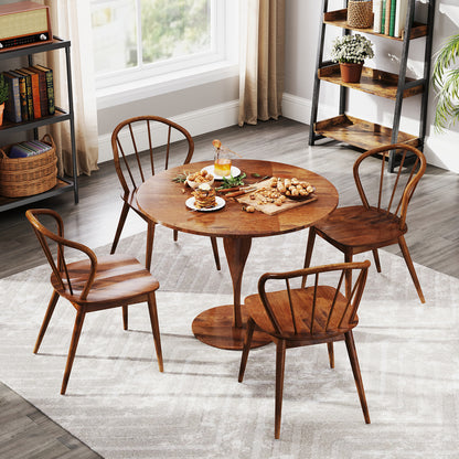 Wooden Dining Chair Set Of 2, Walnut Dining Chairs at Gallery Canada