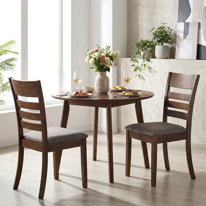 Wooden Dining Chairs Set Of 4, Upholstered Kitchen Chairs, Brown Dining Chairs at Gallery Canada