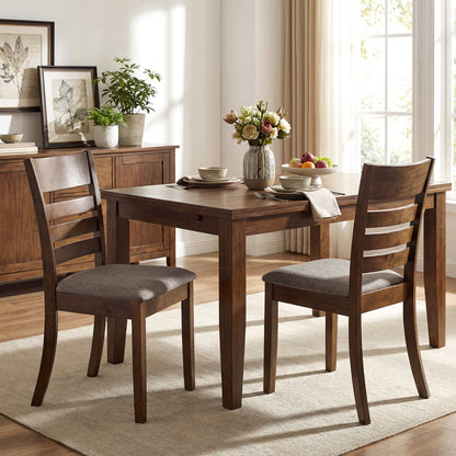 Wooden Dining Chairs Set Of 4, Upholstered Kitchen Chairs, Brown Dining Chairs at Gallery Canada