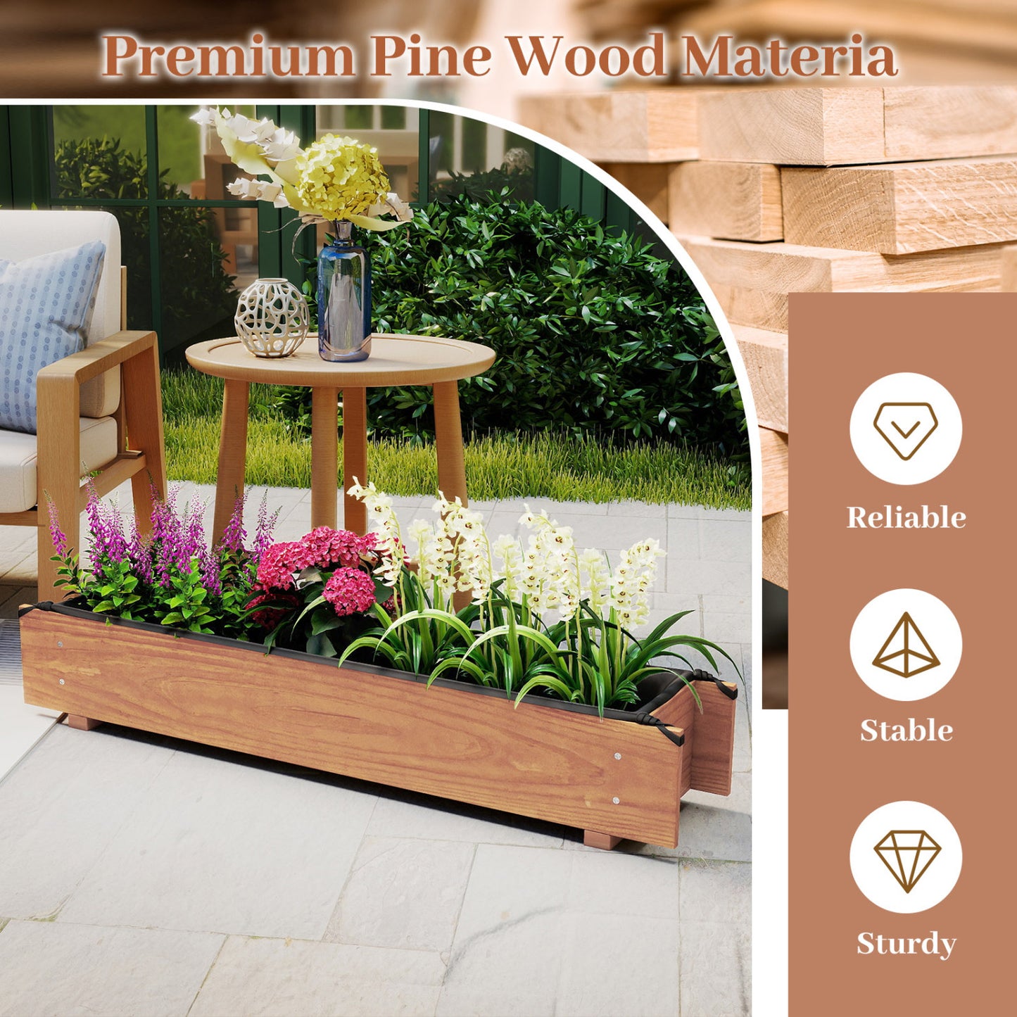 Wooden Raised Garden Bed With Drainage Holes Raised Garden Beds at Gallery Canada