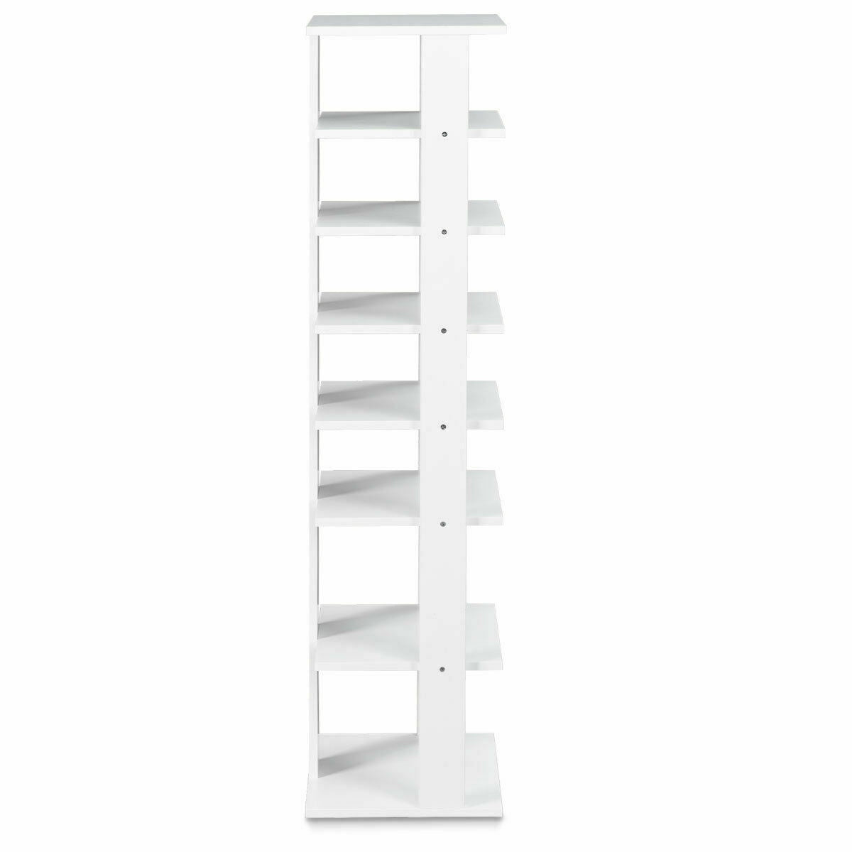 Wooden Shoe Rack Organizer, 7 Tiers, White Shoe Racks & Storage Benches at Gallery Canada