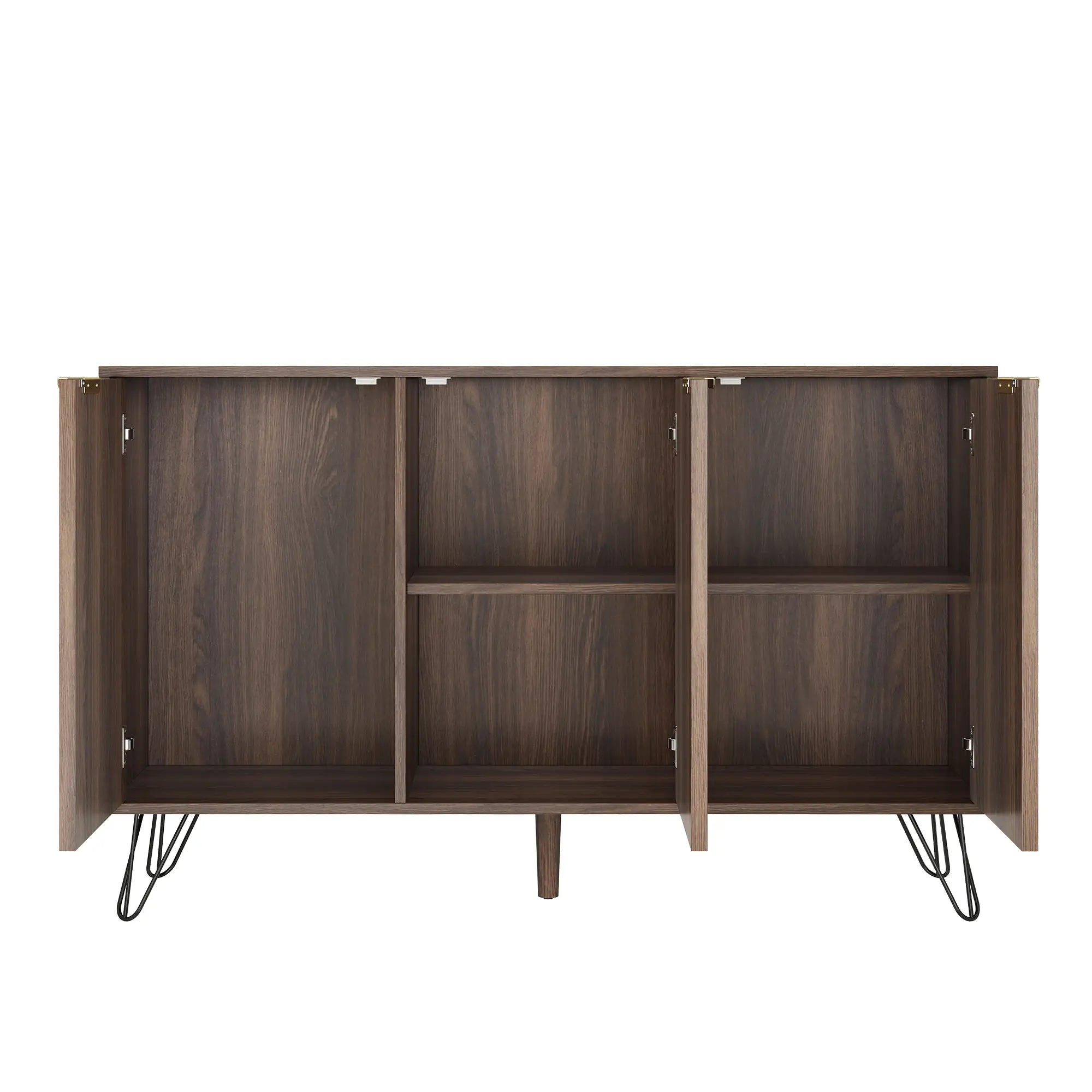 Three-Door Sideboard, Adjustable Shelves, 47