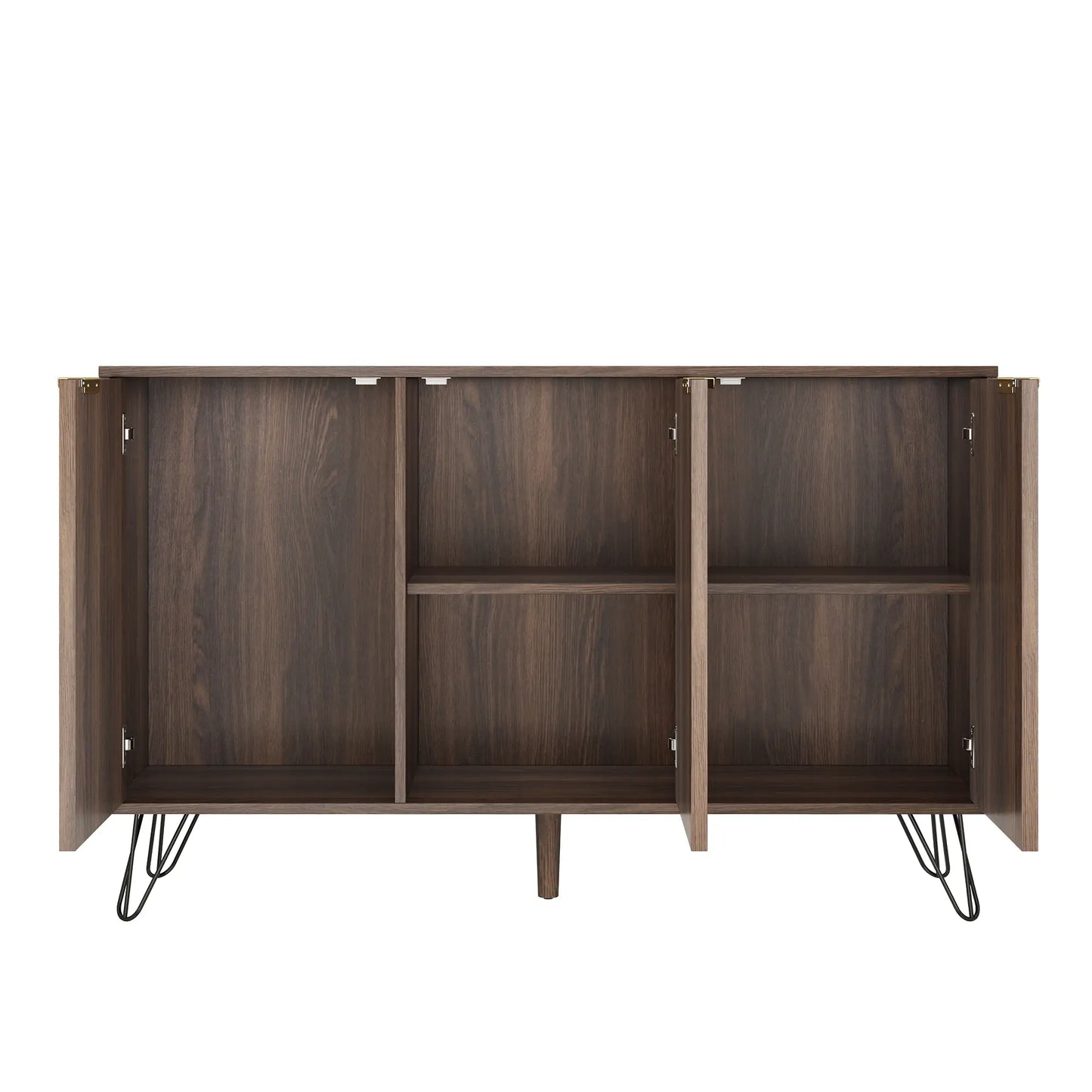 Three-Door Sideboard, Adjustable Shelves, 47" L x 14" W x 29.5" H, Natural Console Tables at Gallery Canada