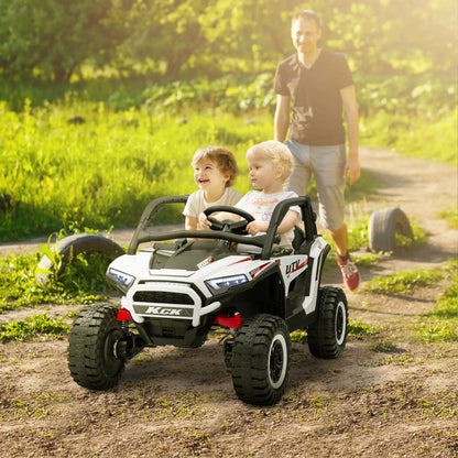 2 Seater 24V 7AH Electric Ride On Truck, White Electric Toy Cars at Gallery Canada