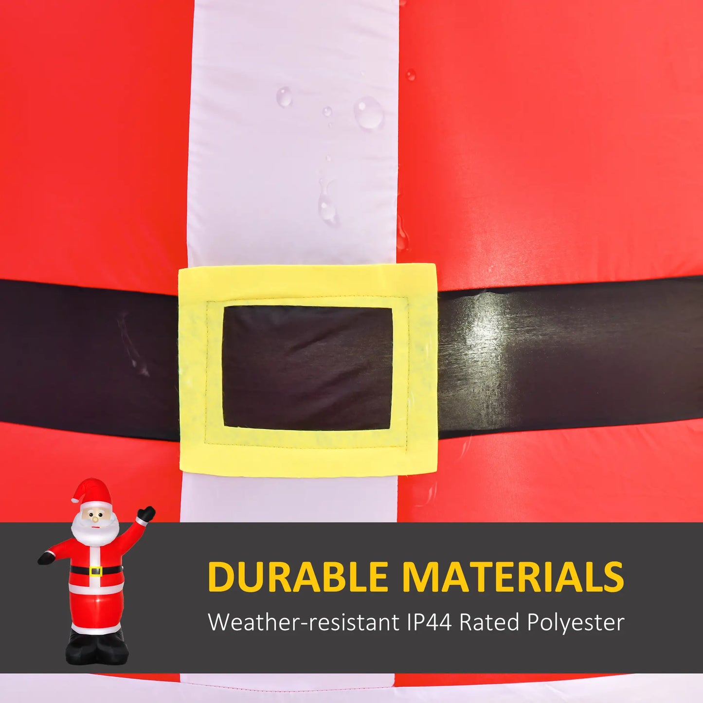 8ft Inflatable Santa Claus, LED Yard Display for Garden Christmas Inflatables at Gallery Canada