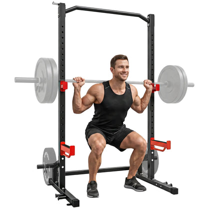Power Cage Squat Rack, 1100LB, Pull-Up Bar, J-Hooks, Plate Storage Power Towers at Gallery Canada