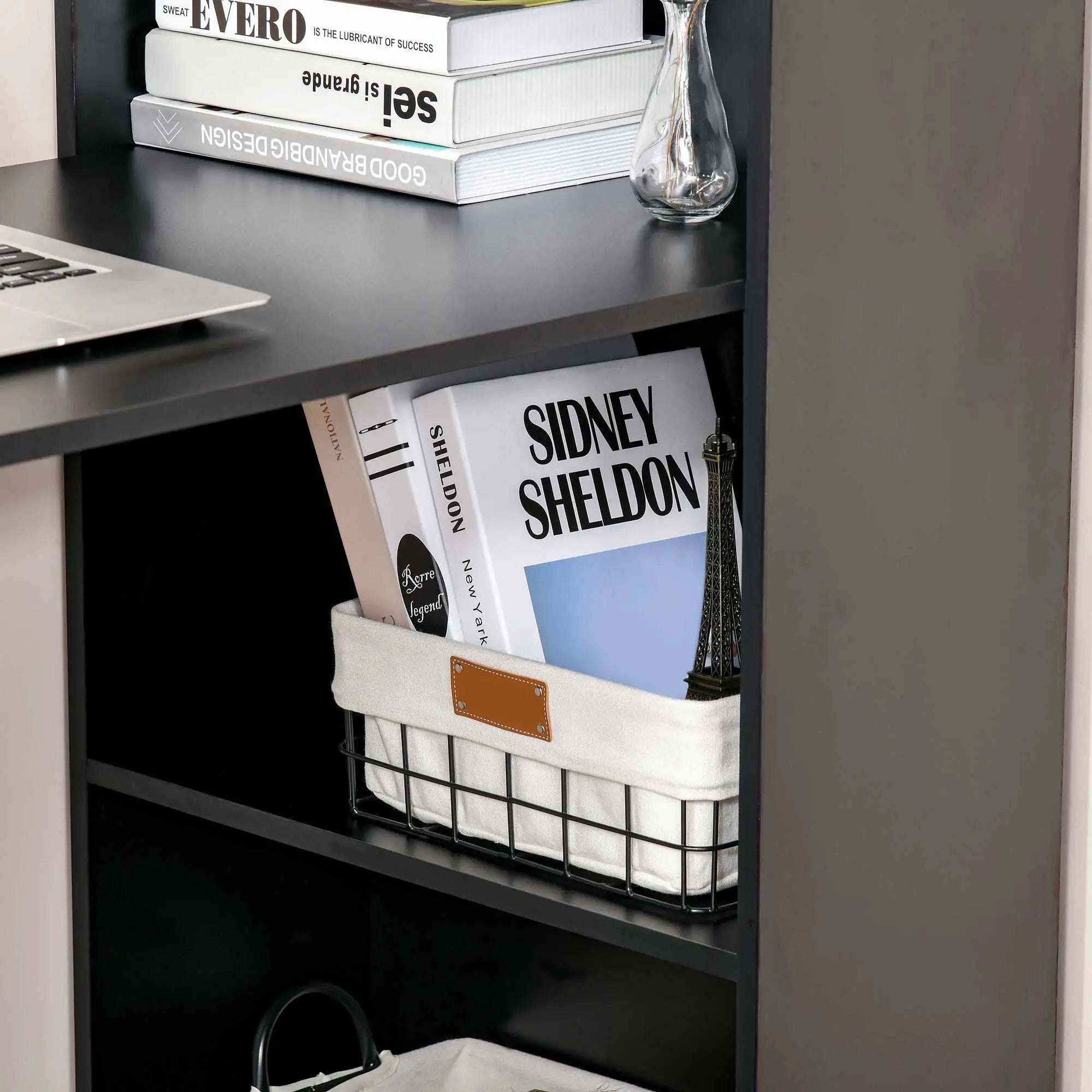 Modern Computer Desk With Storage, 47