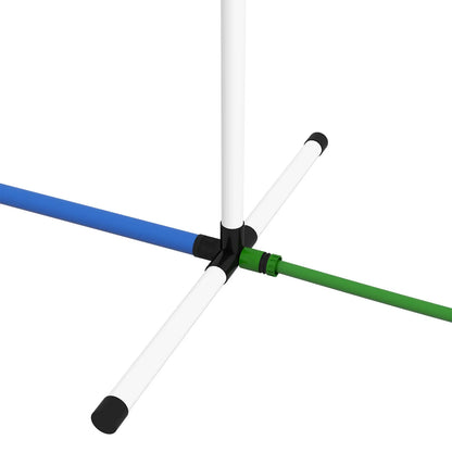2PCs Dog Agility Kit, Weave Poles, Spray Tube, Whistle, Carry Bag, White Dog Agility Training Equipment at Gallery Canada