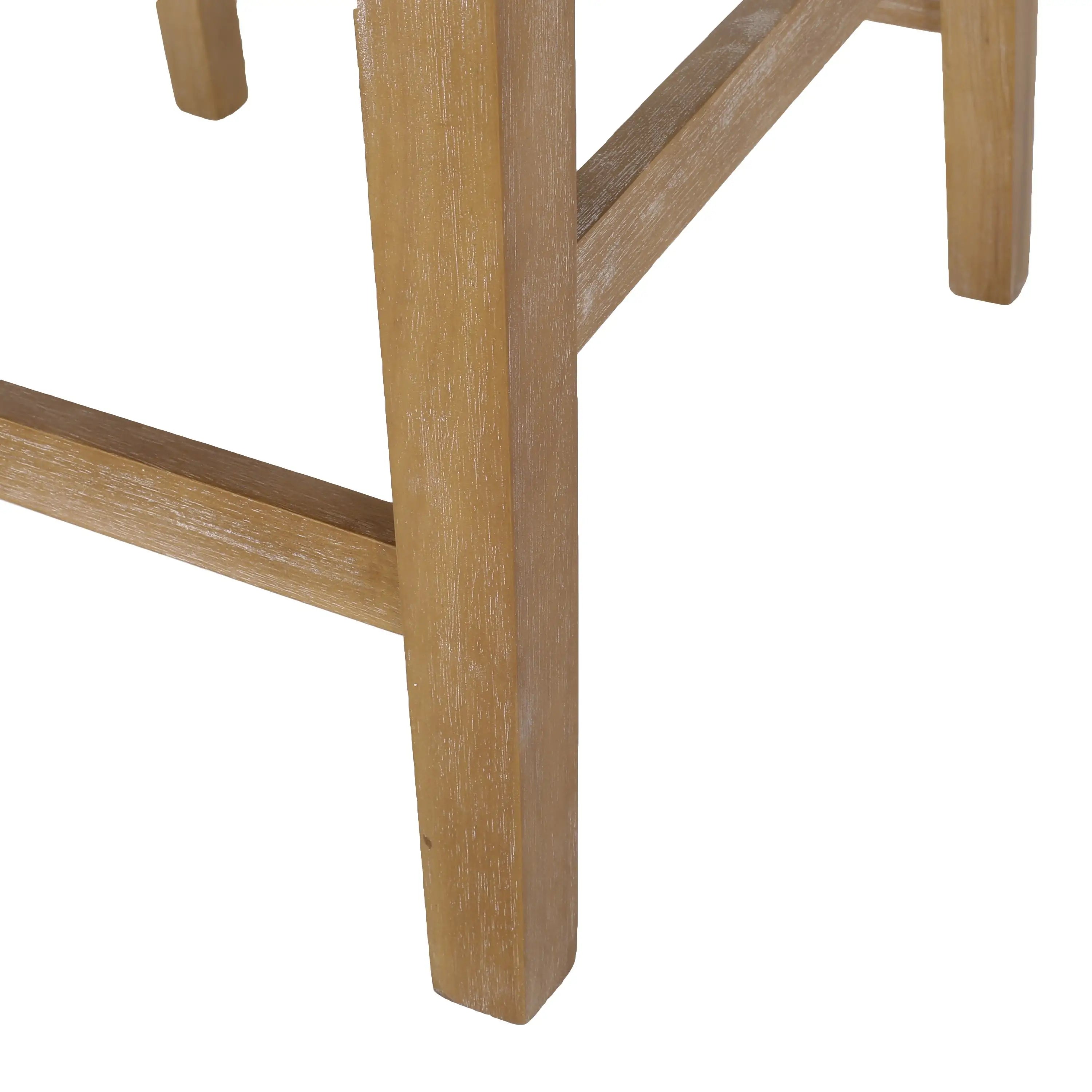Upholstered Counter Stools, Rubberwood Frame, 24