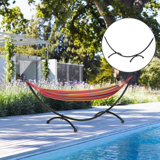 10' Hammock Stand Steel Frame, Fits 110.2"-114.2" Hammocks, Black Hammock Stands Black at Gallery Canada