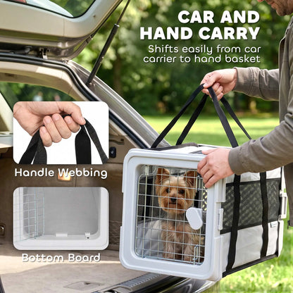 Soft-Sided Pet Carrier Bag With Mesh Windows, Foldable Dog Travel Bag Dog Bike Trailers & Strollers at Gallery Canada