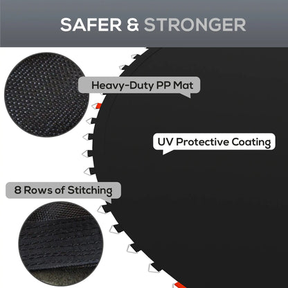 Trampoline Mat Replacement, 10ft, 5.5" Springs, Spring Pull Tool, 54 V-Hooks Trampolines at Gallery Canada