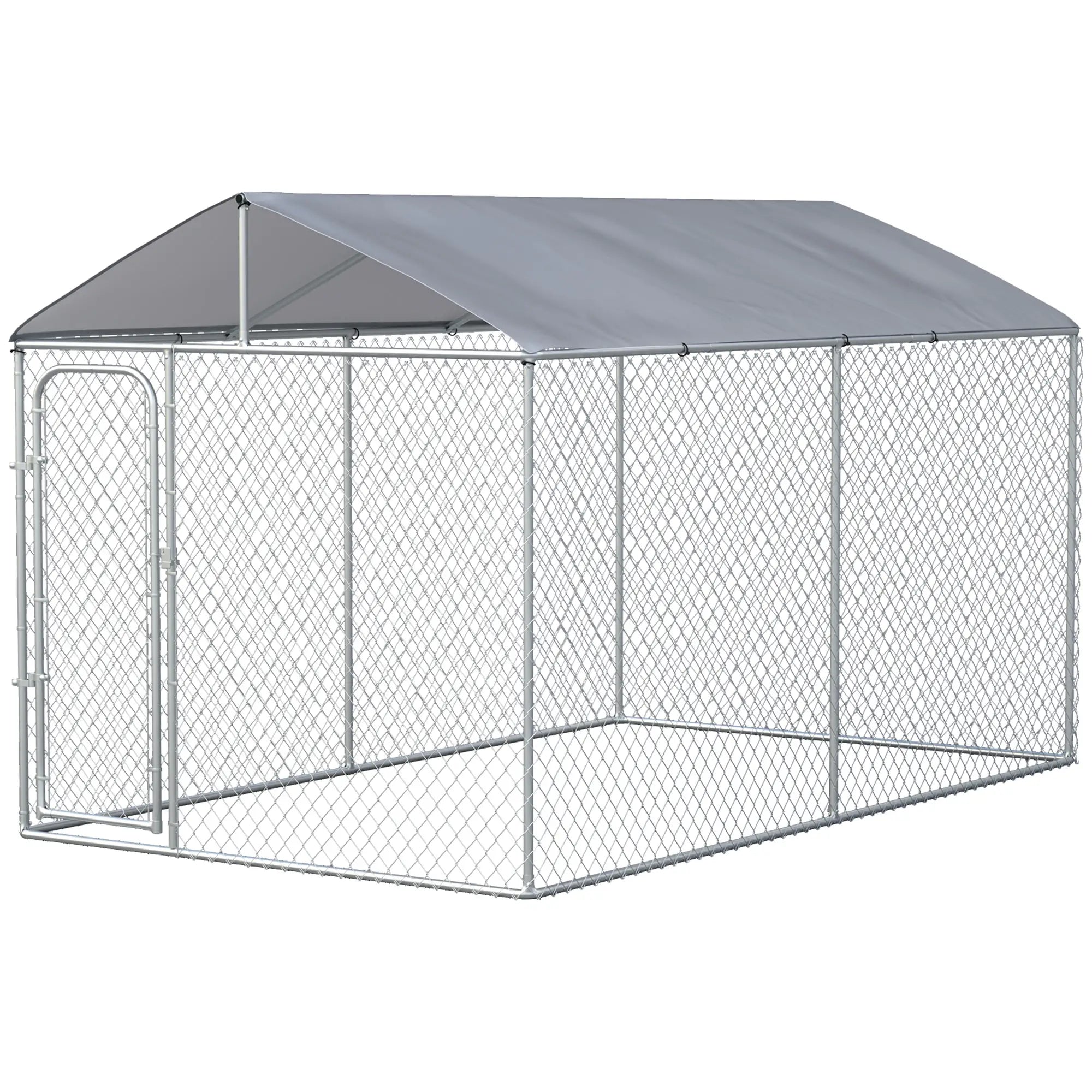 Outdoor Dog Kennel, Heavy Duty Playpen With Cover, 13.1' x 7.5' x 7.5' Houses, Kennels & Pens at Gallery Canada