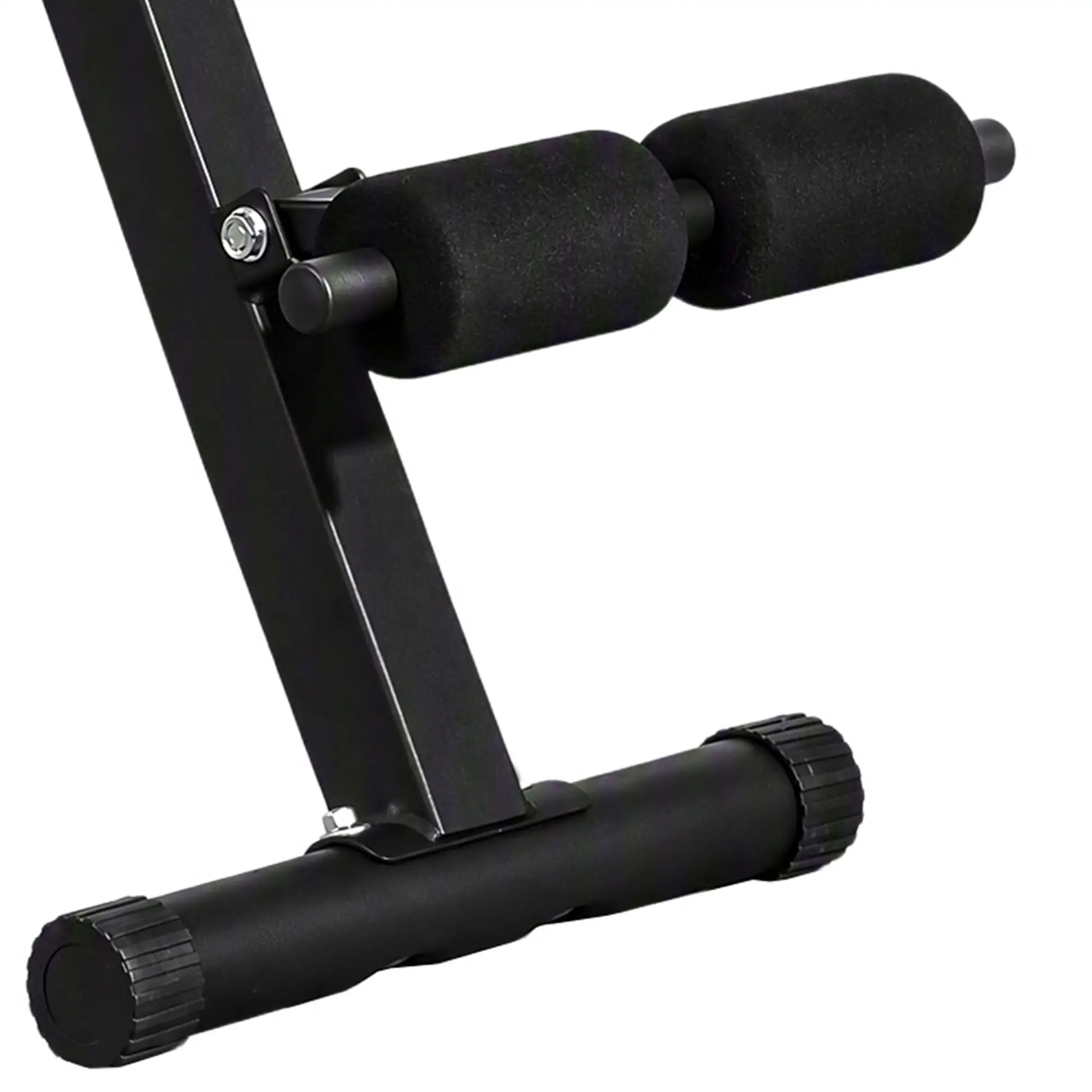 Foldable Roman Chair Hyperextension Bench, 660LBS, Black Weight Benches at Gallery Canada