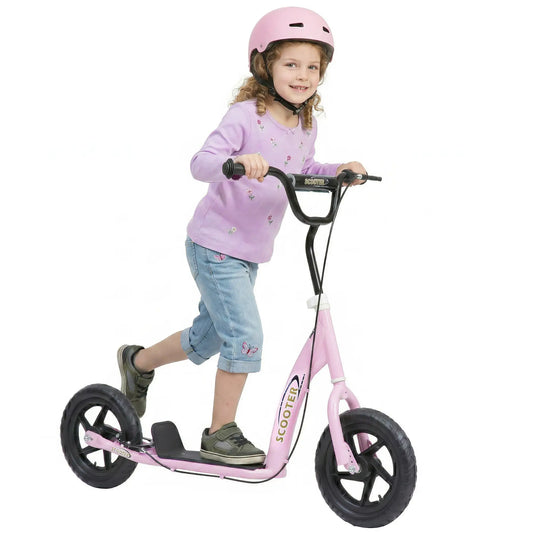 Kids Scooter Bike, 12'' Tire, for 5-12 Year Old, Pink Scooters Pink at Gallery Canada