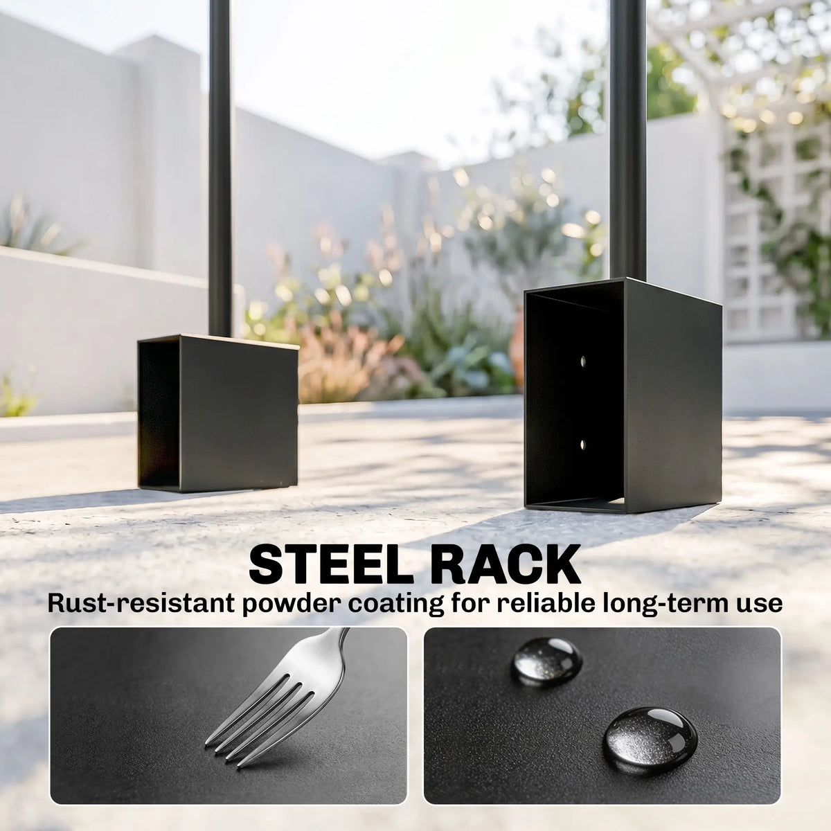 Diy Firewood Rack, Heavy Duty Steel Log Store, Black Firewood Racks at Gallery Canada