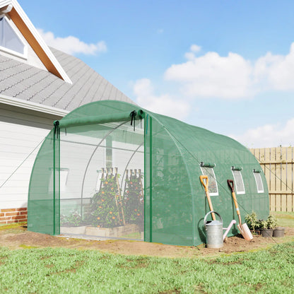 Walk-in Tunnel Greenhouse, 13'x9.8'x6.6', Green Tunnel Greenhouses at Gallery Canada