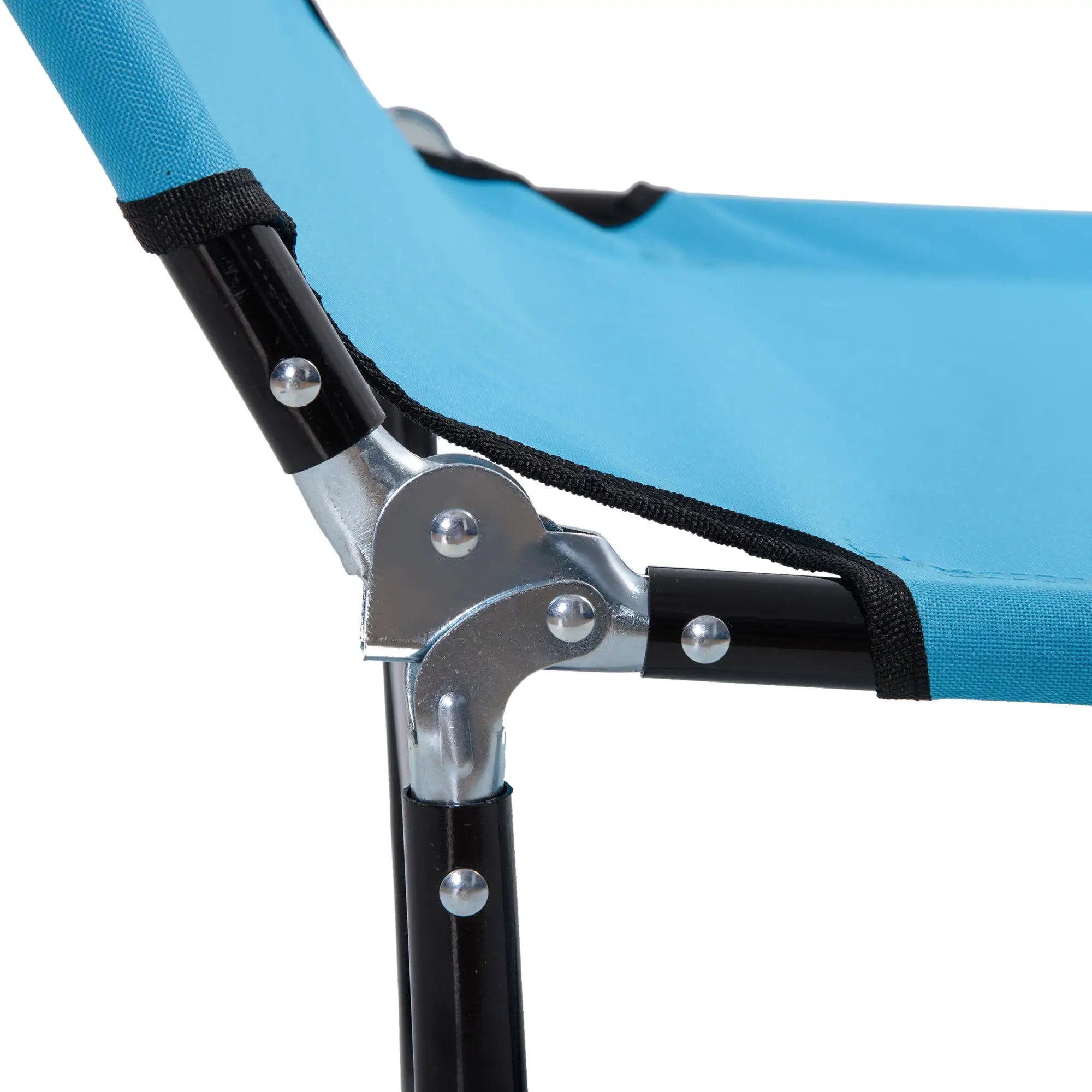 Outdoor Folding Lounge Chair, Reclining Mesh, Beach, Yard, Patio, Sky Blue Lounger Chairs at Gallery Canada