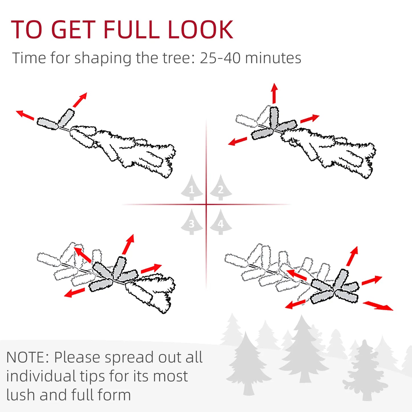5ft Flocked Pencil Christmas Tree, Realistic Tips, Green Pencil Christmas Trees at Gallery Canada