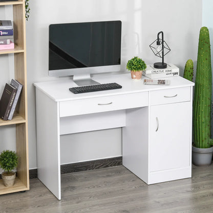 Computer Desk with Storage Drawers, White Writing Desks at Gallery Canada