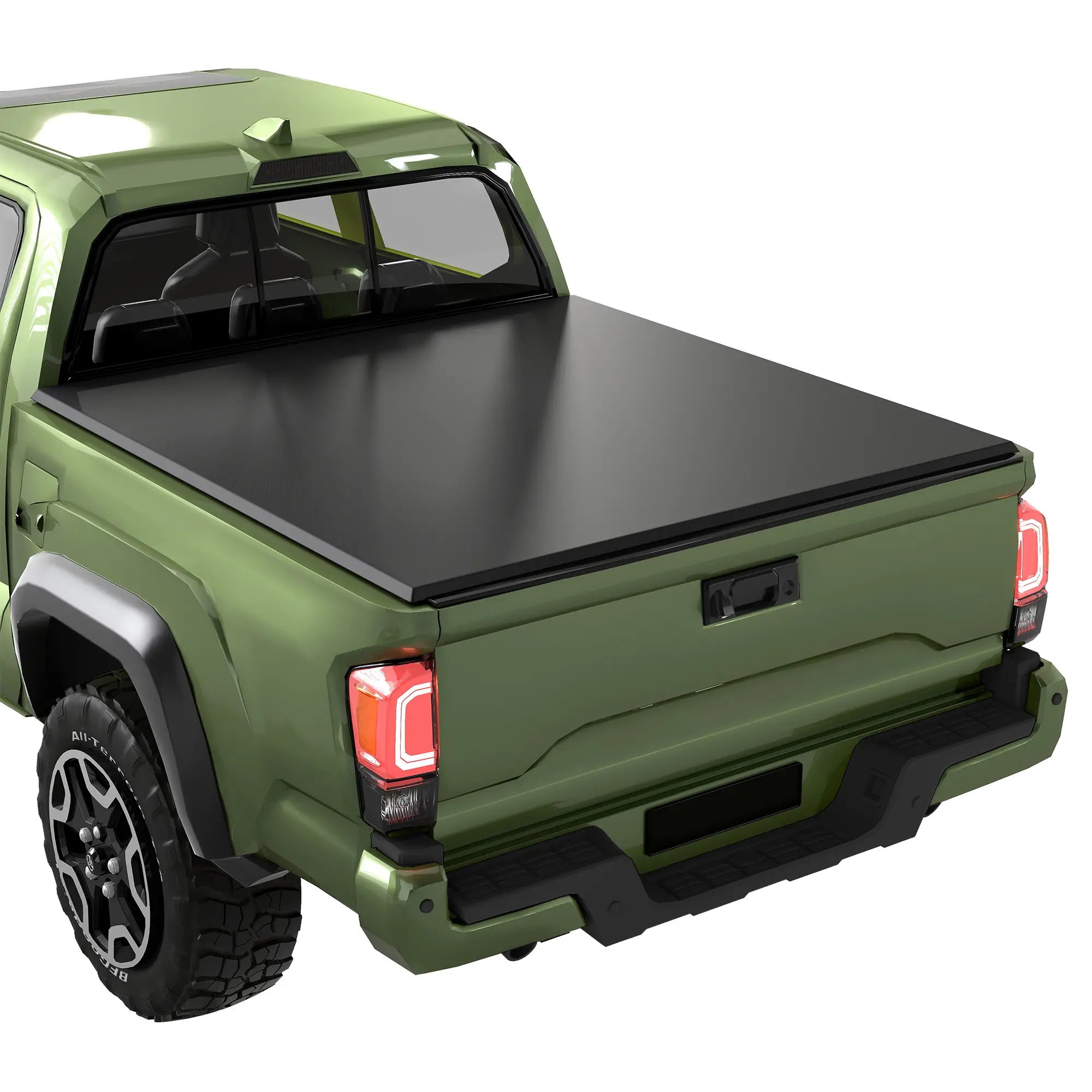 5.8ft Soft Tri-Fold Truck Bed Tonneau Cover, 5.5 ft Bed, Black Automotive at Gallery Canada
