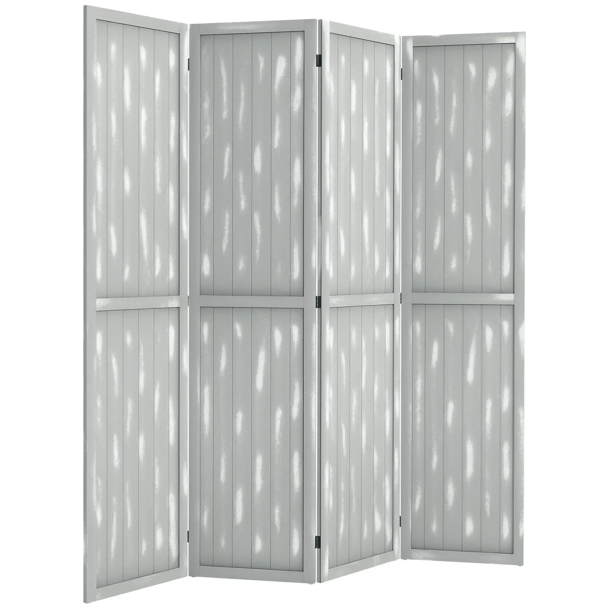 Foldable Screen Divider, 5.5', for Bedroom Office, Grey Room Dividers at Gallery Canada