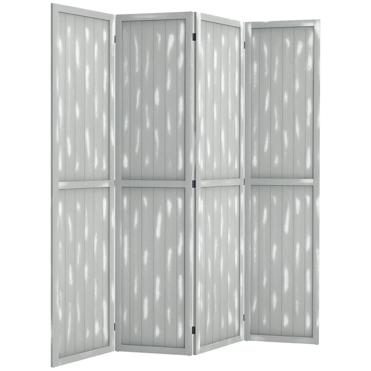 Foldable Screen Divider, 5.5', for Bedroom Office, Grey Room Dividers at Gallery Canada
