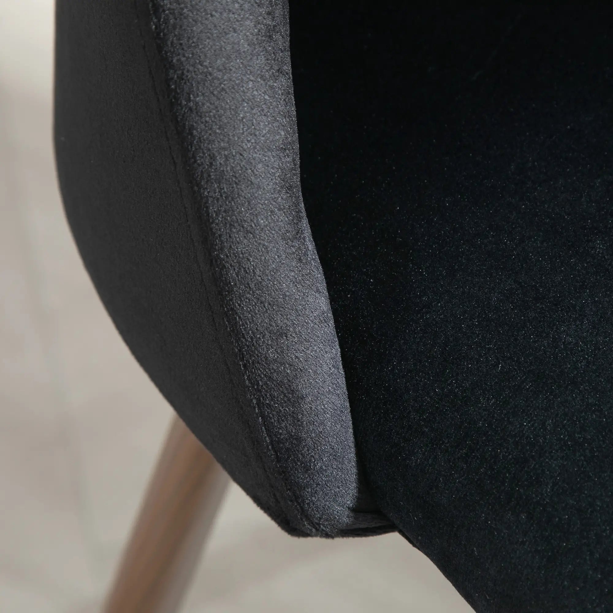 Upholstered Dining Chairs Set of 4, Velvet Accent, Black Bar Stools at Gallery Canada