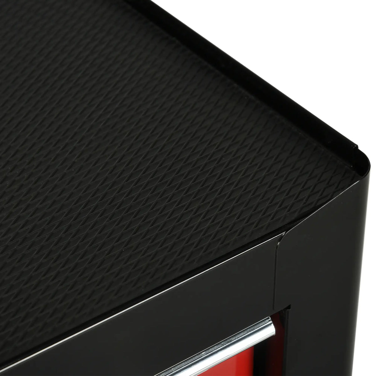 5-Drawer Rolling Tool Chest, Lockable Tool Cabinet, 4 Wheels, Black, Red Tool Organizers at Gallery Canada