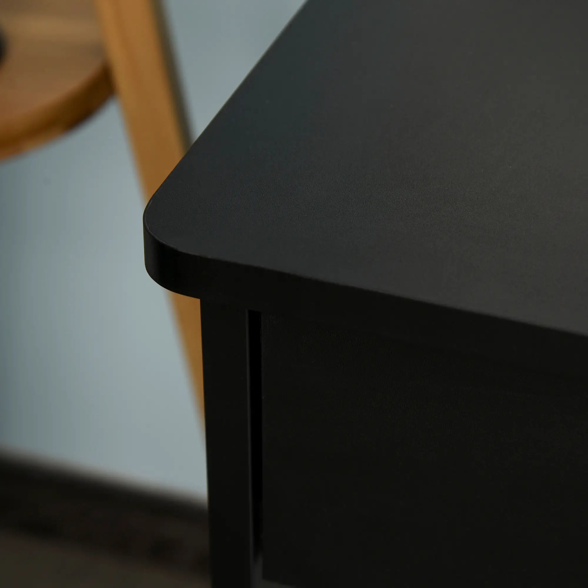 Computer Desk With Storage Drawers, Black Writing Desks at Gallery Canada