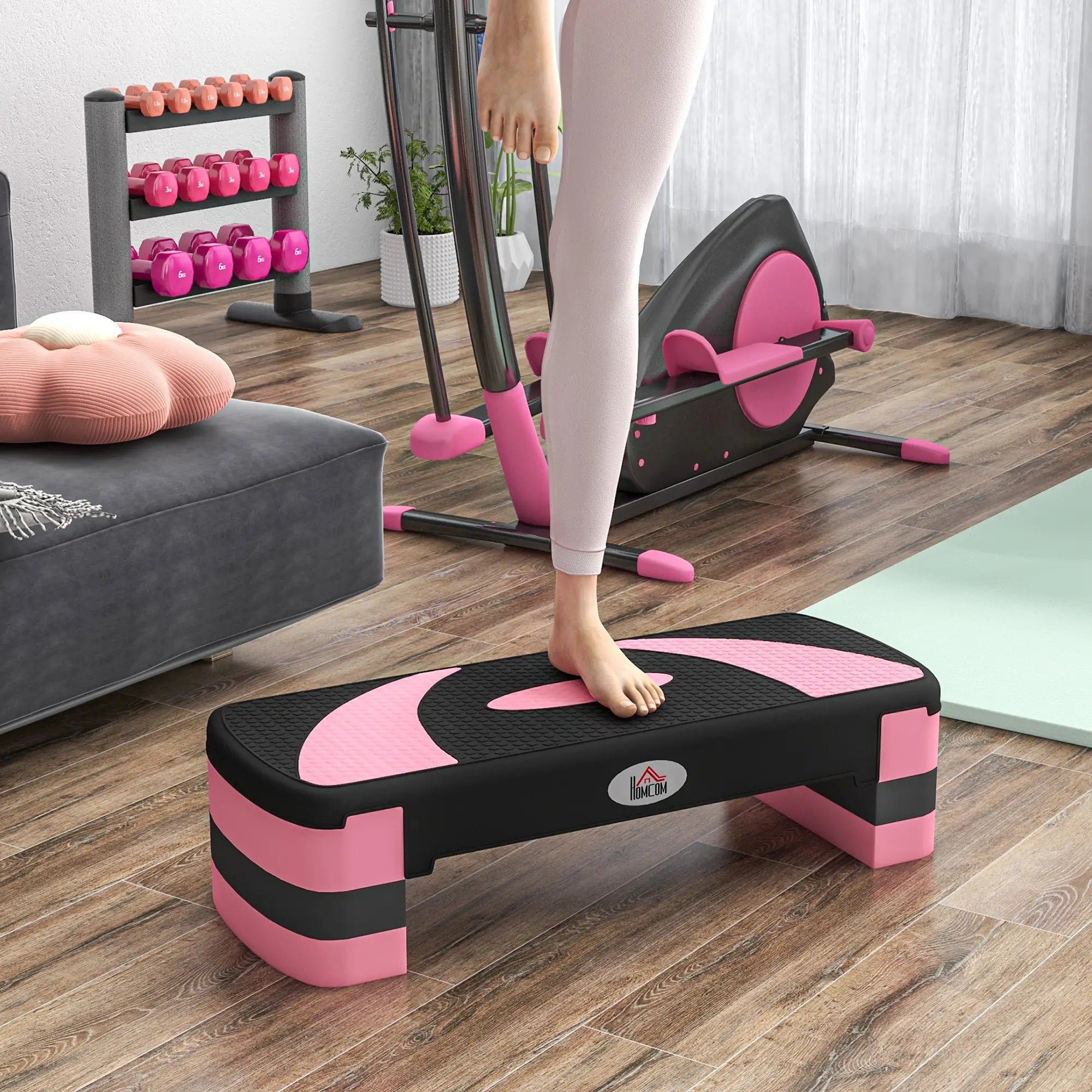 Adjustable Aerobic Stepper, Exercise Platform, 4