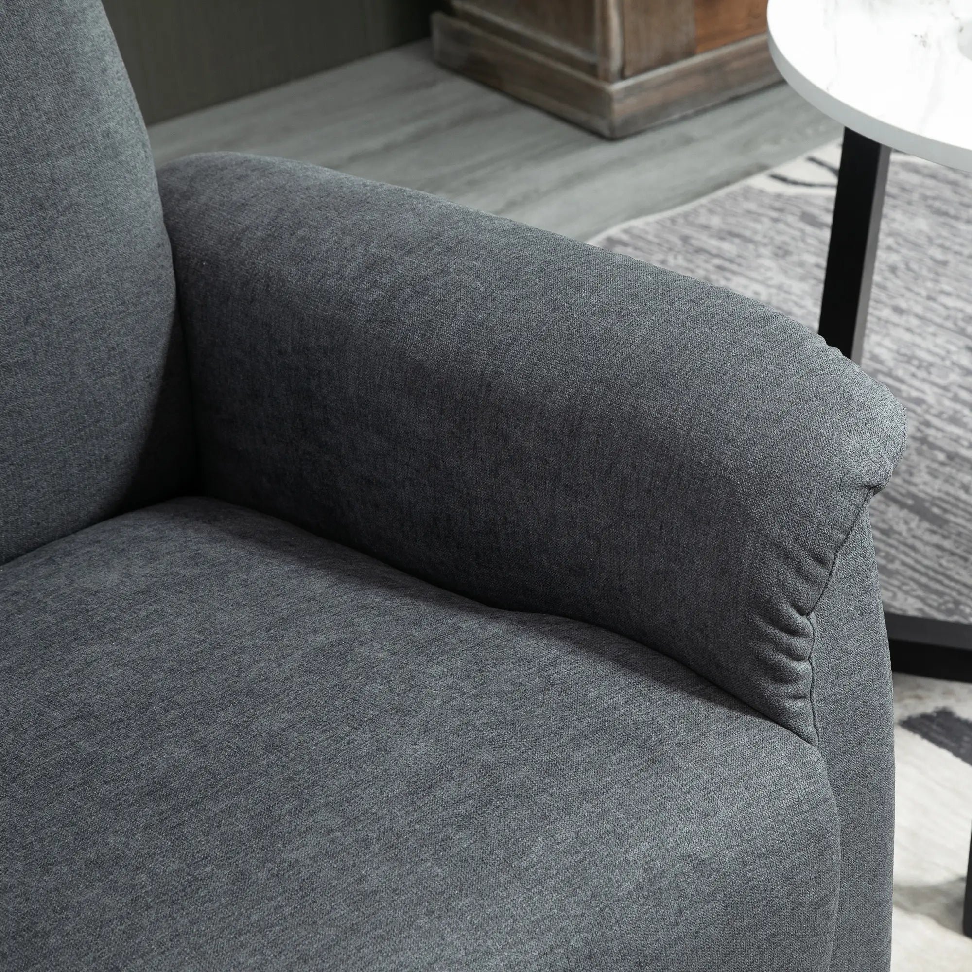Power Lift Chair, Electric Recliner Sofa with Remote, Side Pocket, Grey Electric Power Lift Chairs at Gallery Canada