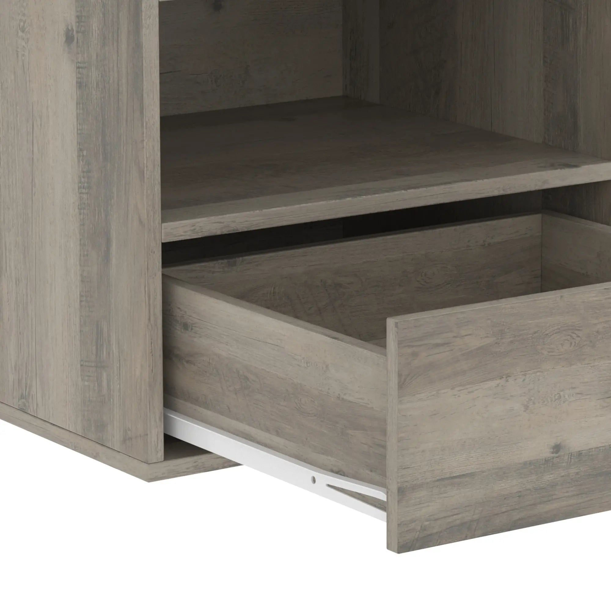 Floating Nightstands Set of 2, Drawer, Marble Top, Natural Bedside Tables at Gallery Canada