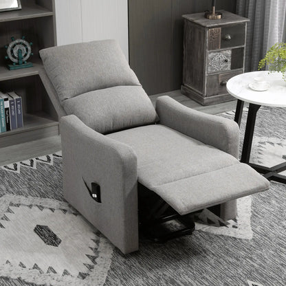 Electric Lift Recliner Chair, Power Chaise Lounge, Remote Control, Side Pocket Electric Power Lift Chairs at Gallery Canada